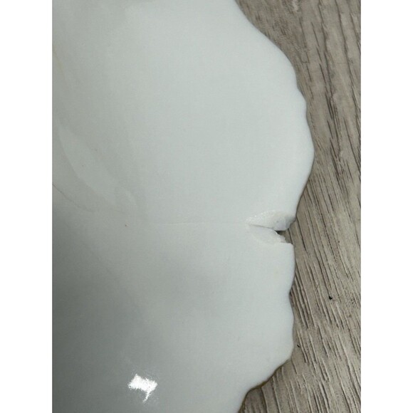 Antique Nippon Morimura Hand Painted Serving Bowl Pink Floral Gold Trim CHIP - Picture 8 of 8